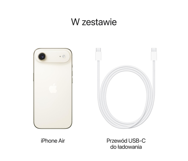 Apple iPhone Air 1TB Jasne złoto - 1362354 - zdjęcie 10